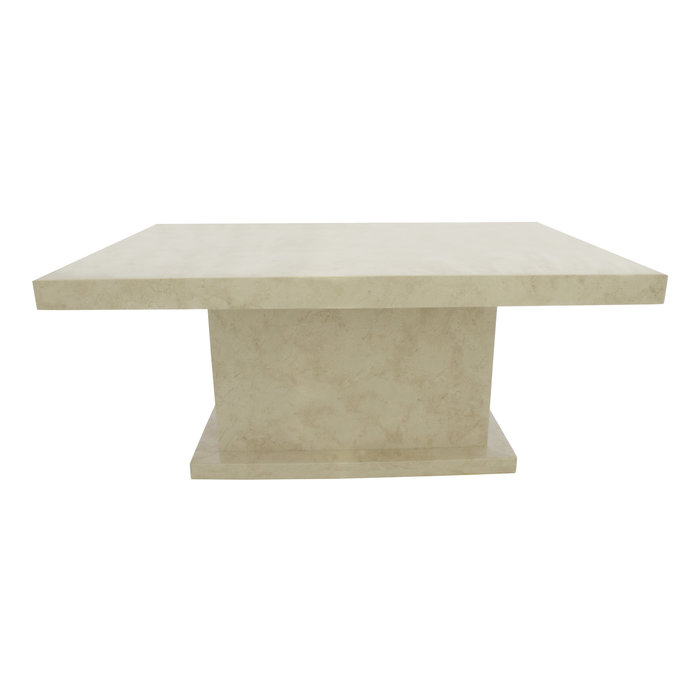 Indomarmer Coffee table Rectangle 110x70x45 cm Cream Marble