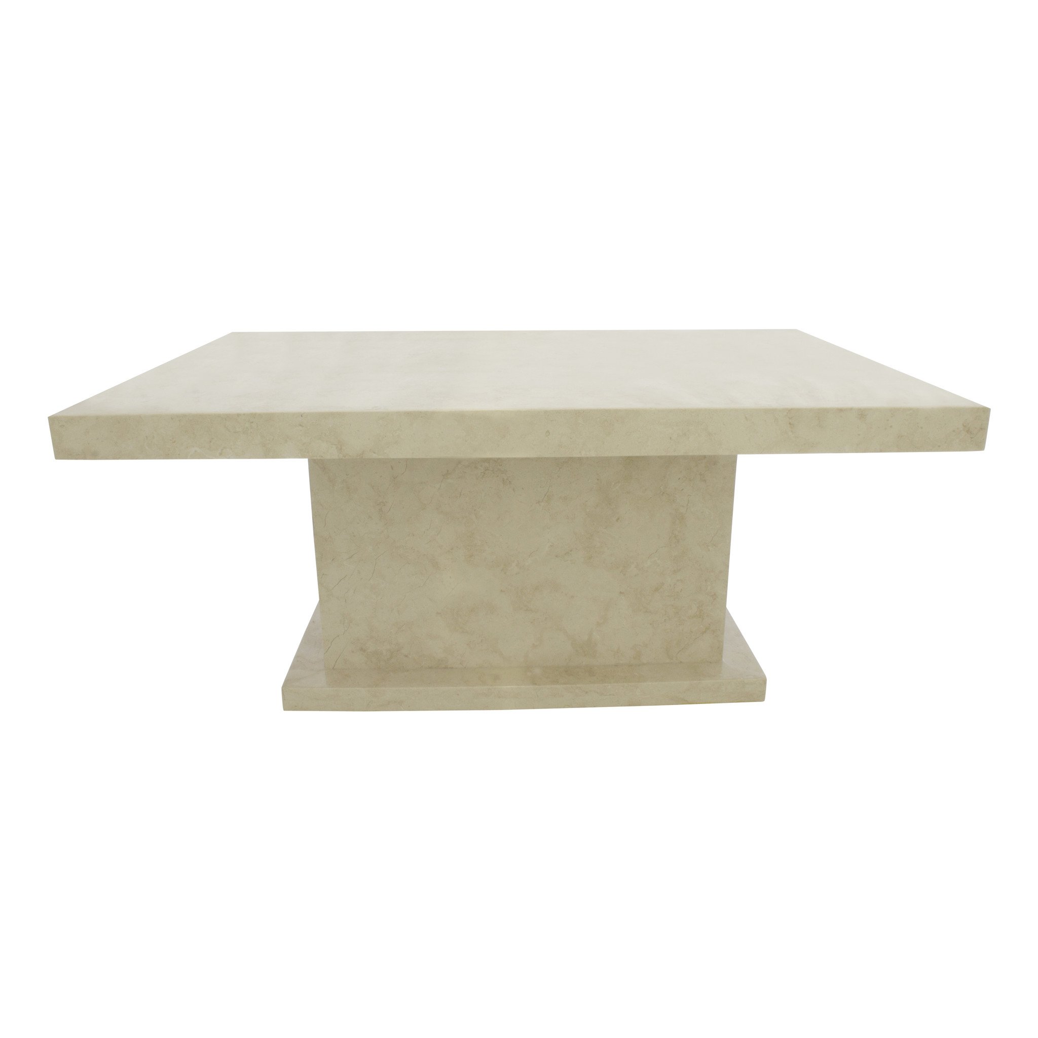 Coffee Table Rectangle 110x70x45 Cm Cream Marble Indomarmer