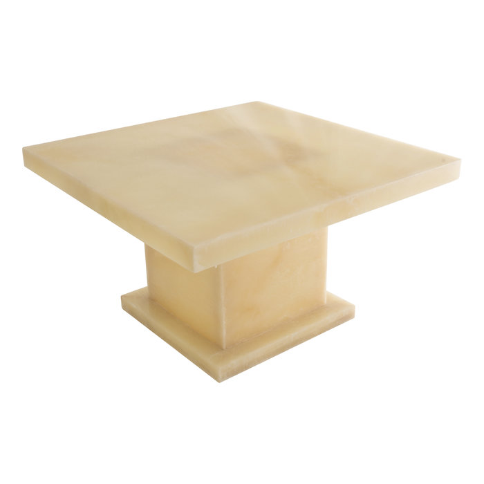 Indomarmer Onyx Salontafel Vierkant 80x80x45 cm