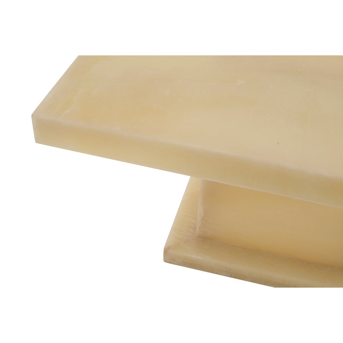 Indomarmer Onyx Salontafel Vierkant 80x80x45 cm