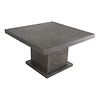 Salontafel Vierkant 80x80x45 cm Grijs Marmer
