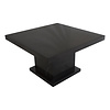 Indomarmer Couchtisch Quadrat 80x80x45 cm Schwarz Marmor
