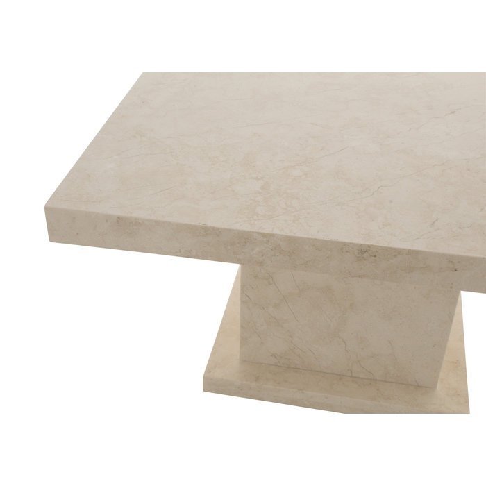 Indomarmer Coffee table Square 80x80x45 cm Cream Marble