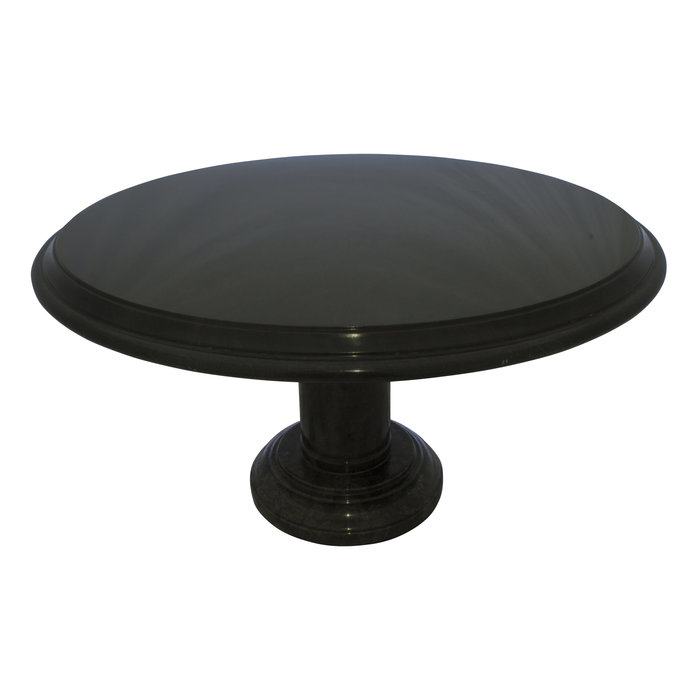 Indomarmer Salontafel Rond Ø80xH45 cm Zwart Marmer