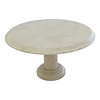 Couchtisch Rund Ø80xH45 cm Creme Marmor