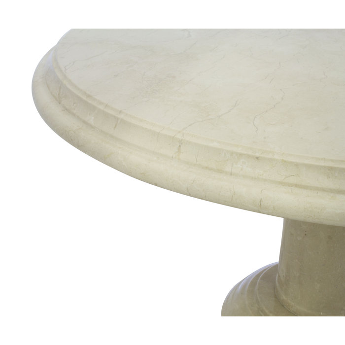 Indomarmer Salontafel Rond Ø80xH45 cm Crème Marmer