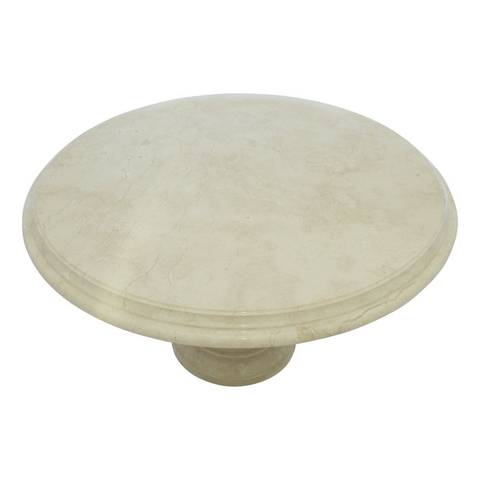 Indomarmer Salontafel Rond Ø80xH45 cm Crème Marmer