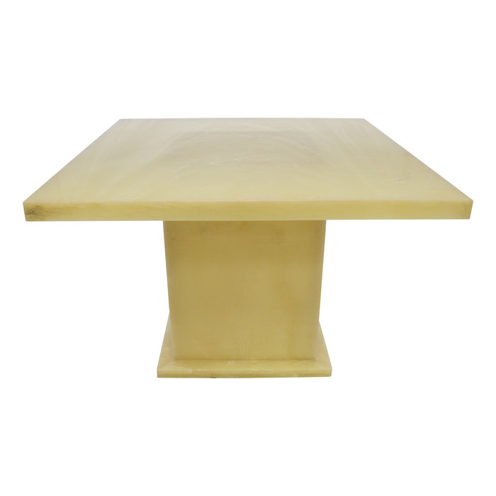 Indomarmer Onyx Esstisch Quadrat 120x120x79 cm