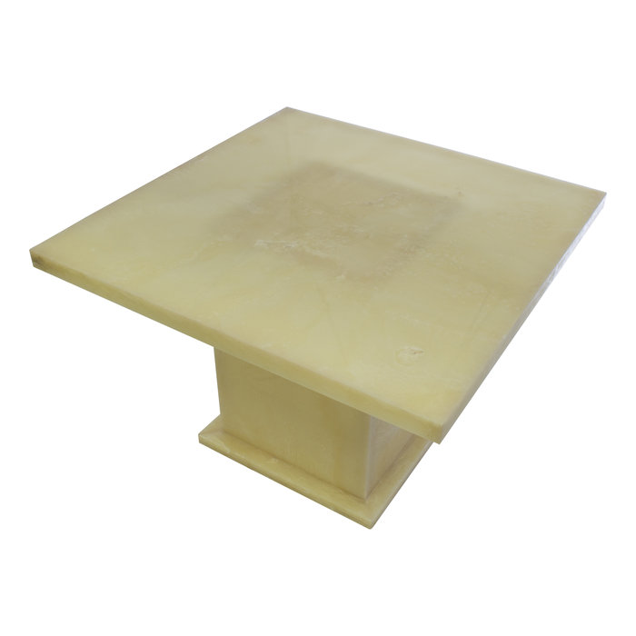 Indomarmer Onyx Eettafel Vierkant 120x120x79 cm