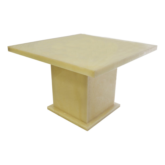 Indomarmer Onyx Esstisch Quadrat 120x120x79 cm