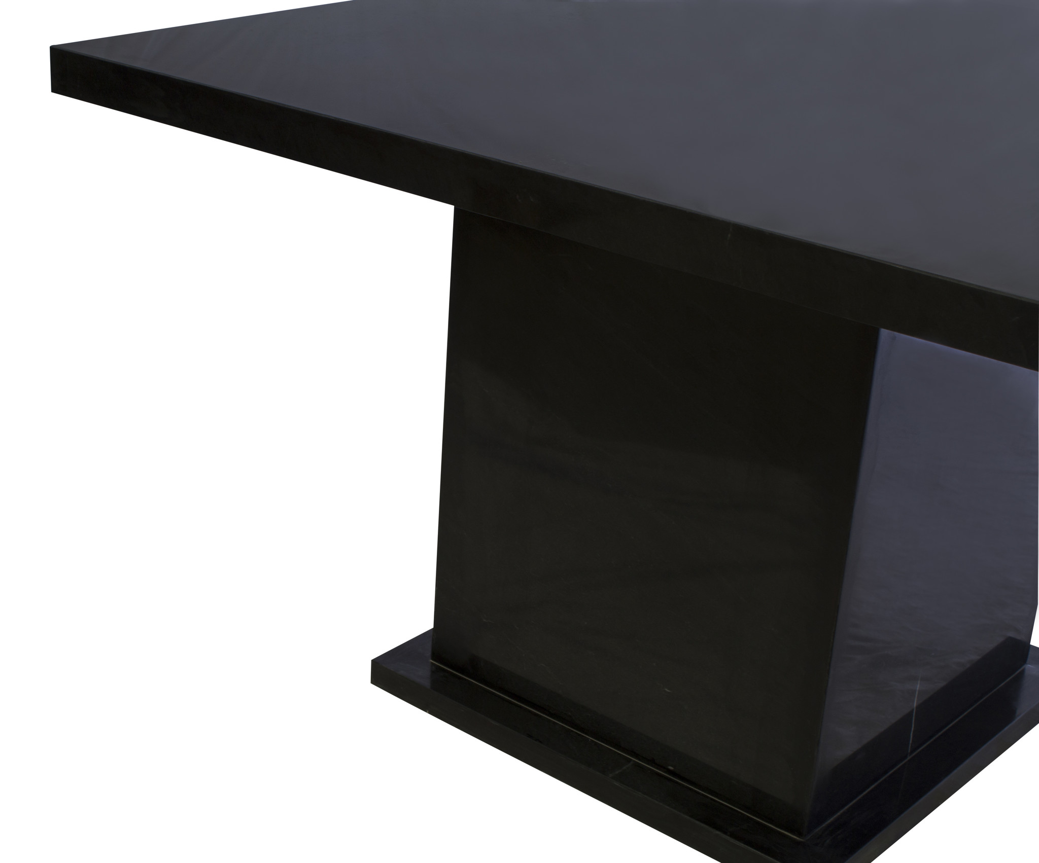 Indomarmer Dining table Square 120x120x79 cm Black Marble