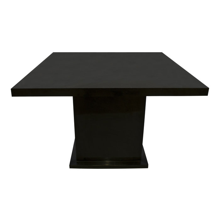 Indomarmer Eettafel Vierkant 120x120x79 cm Zwart Marmer
