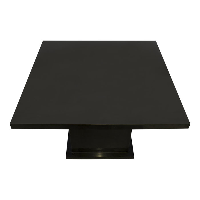 Indomarmer Esstisch Quadrat 120x120x79 cm Schwarz Marmor