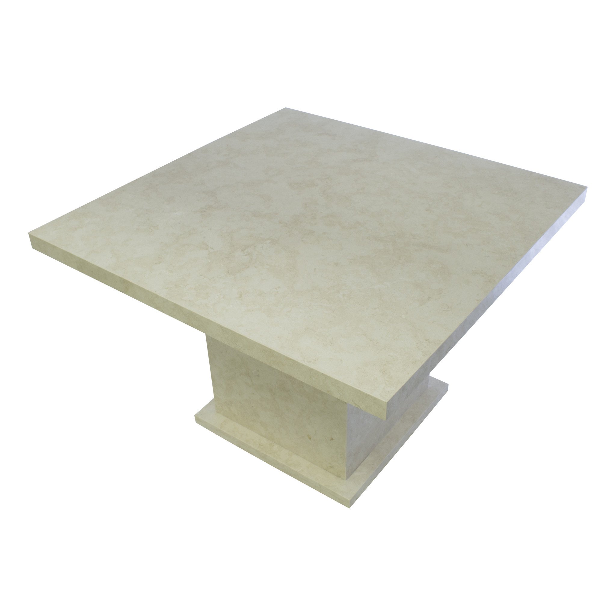 Indomarmer Dining table Square 120x120x79 cm Cream Marble