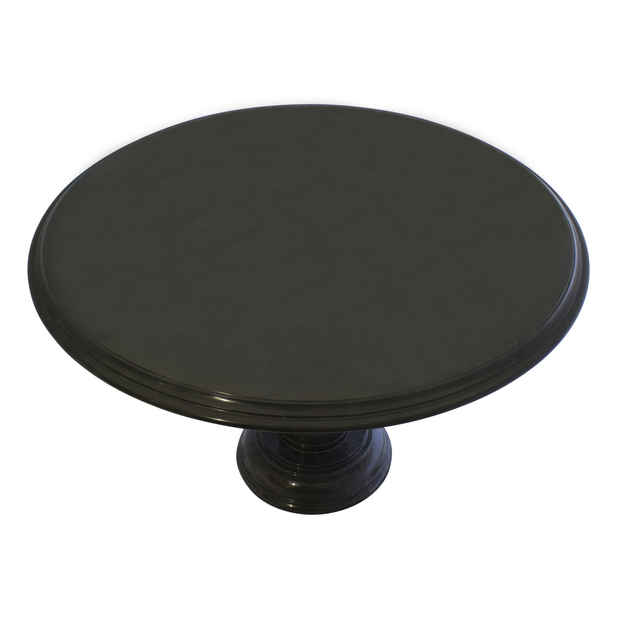 Indomarmer Dining table Round Ø120xH79 cm Black Marble