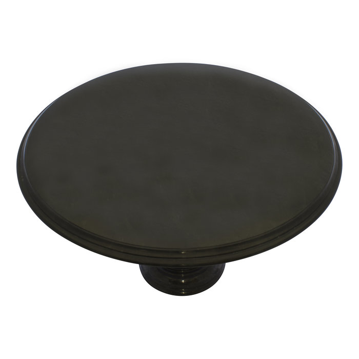 Indomarmer Esstisch Rund Ø120xH79 cm Schwarz Marmor