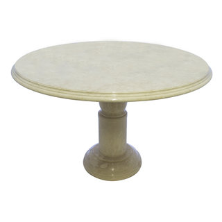 Indomarmer Eettafel Rond Ø120xH79 cm Crème Marmer