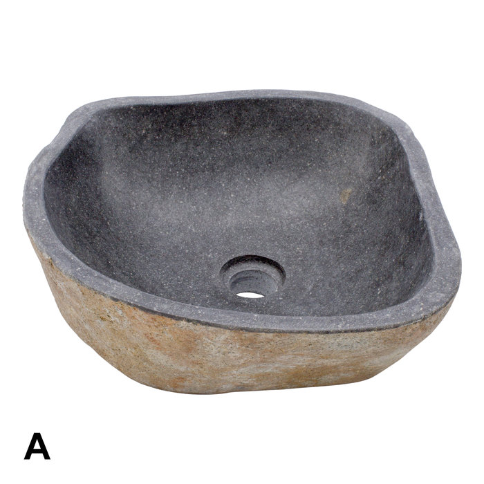 Indomarmer River Stone Washbasin Set