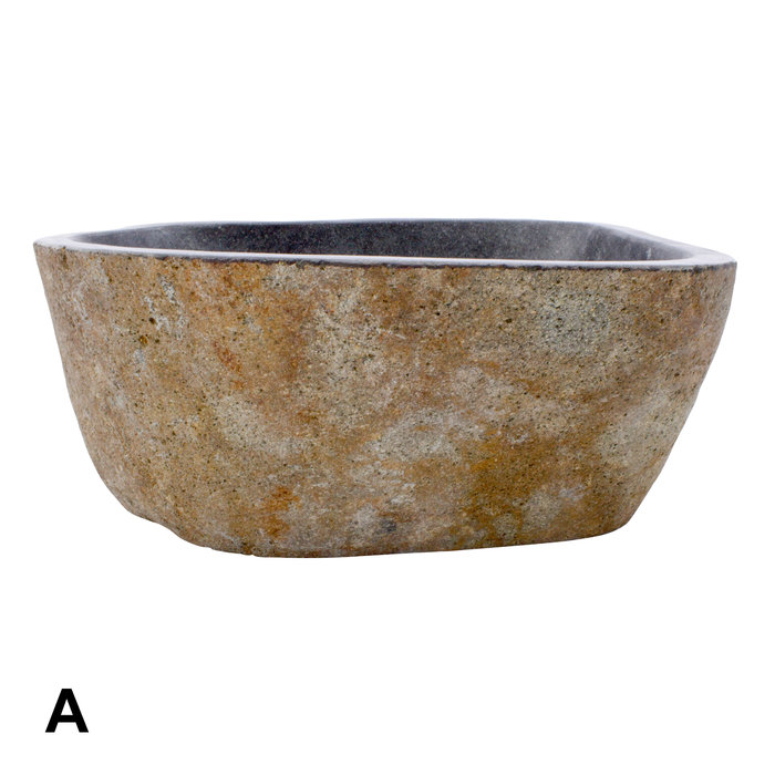 Indomarmer River Stone Washbasin Set
