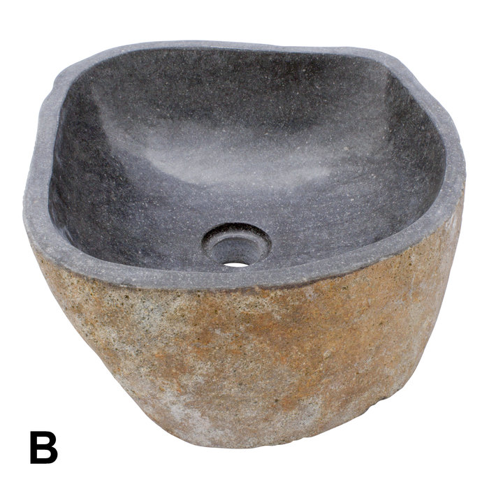 Indomarmer River Stone Washbasin Set