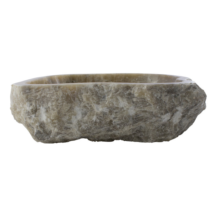 Indomarmer Washbasin of Black Onyx 52x45x15cm