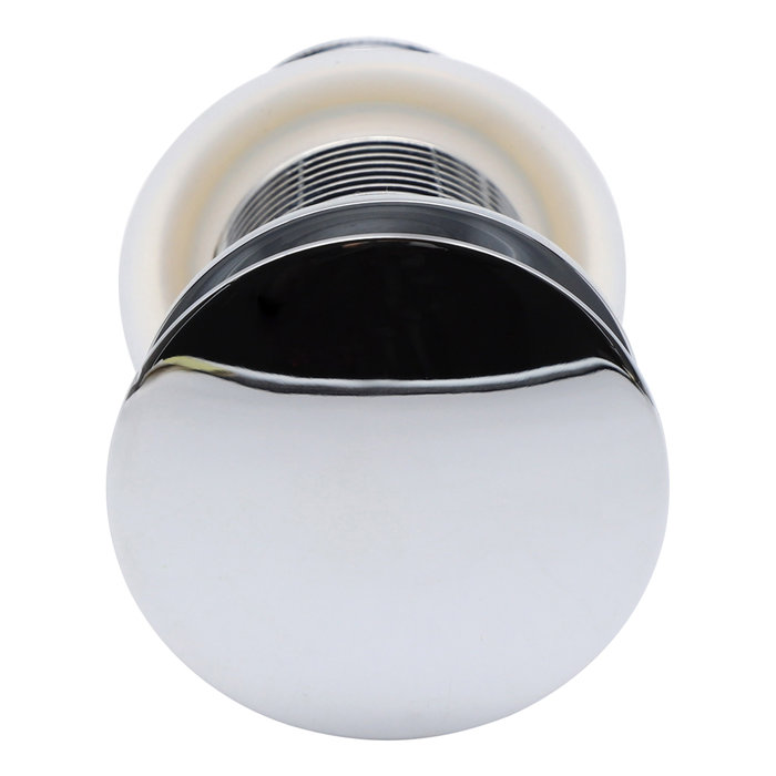 Indomarmer Pop-Up Ablaufventil mit langem Schaft 9 cm Chrom