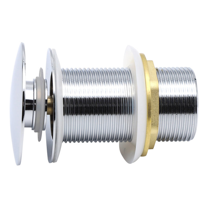 Indomarmer Pop-up Afvoerplug met Lange Schacht 9 cm Chroom