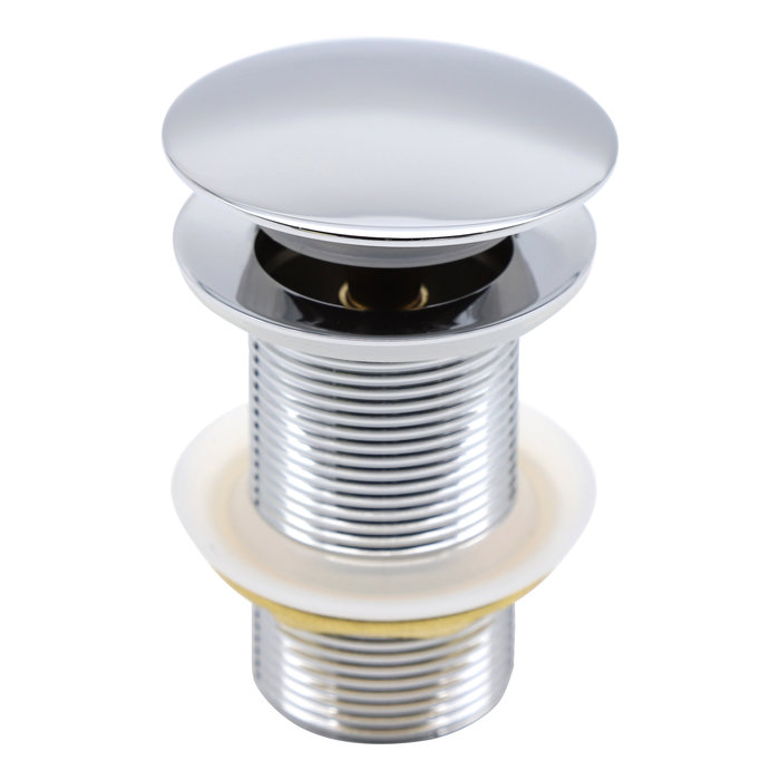 Indomarmer Pop-up Drain Plug with Long Shaft 9 cm Chrome