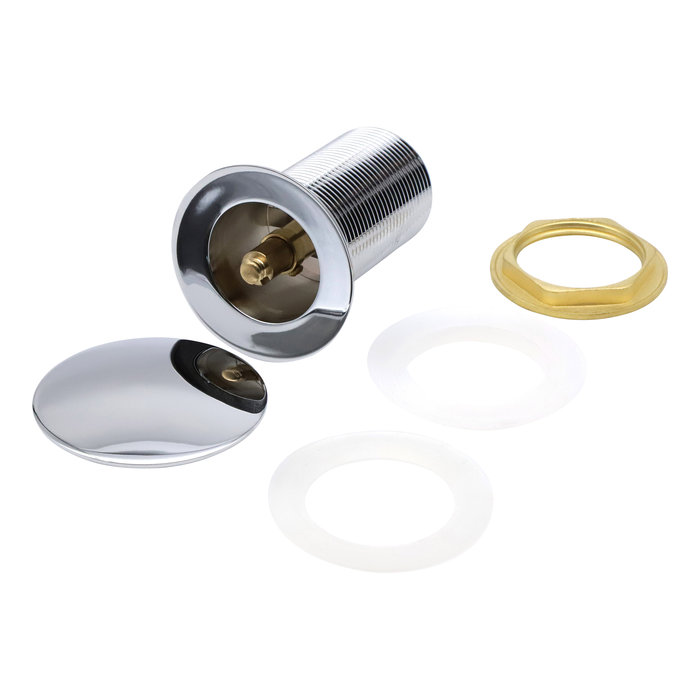 Indomarmer Pop-up Drain Plug with Long Shaft 9 cm Chrome