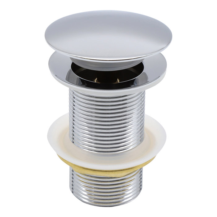 Indomarmer Pop-up Afvoerplug met Lange Schacht 9 cm Chroom