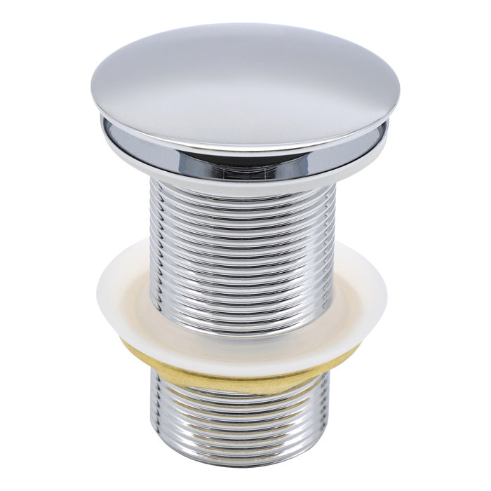Indomarmer Pop-up Drain Plug with Long Shaft 9 cm Chrome