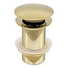 Indomarmer Pop-up Afvoerplug 9 cm Titanium Goud