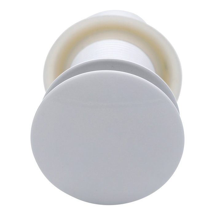 Indomarmer Pop-up Afvoerplug met Lange Schacht 9 cm Wit