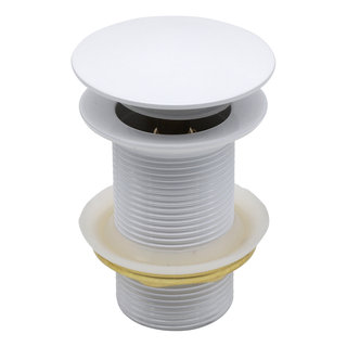 Indomarmer Pop-up Afvoerplug 9 cm Wit