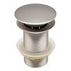 Pop-up Drain Plug with Long Shaft 9 cm Brushed Nickel