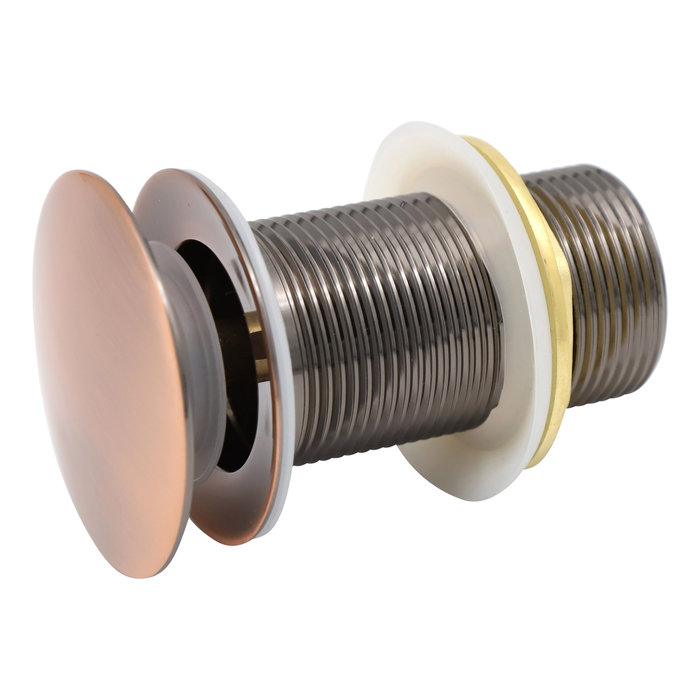 Indomarmer Pop-up Afvoerplug met Lange Schacht 9 cm Brons