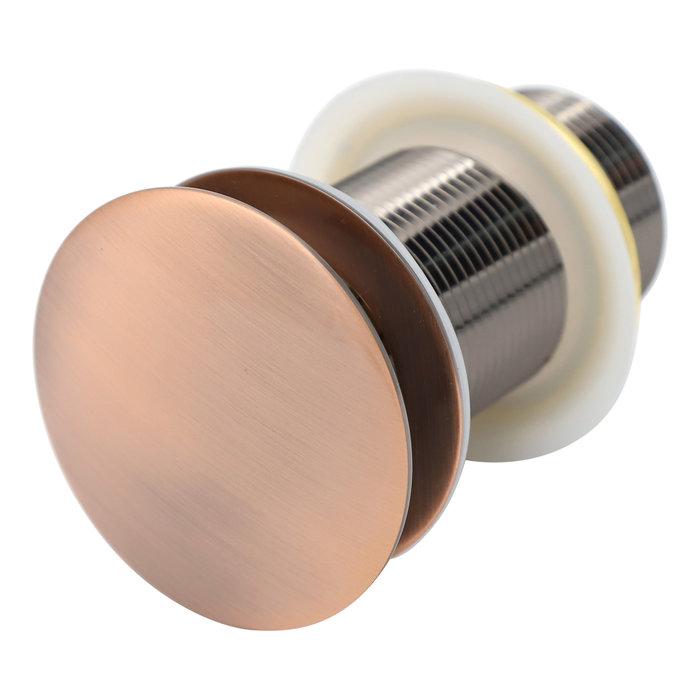 Indomarmer Pop-up Afvoerplug met Lange Schacht 9 cm Brons