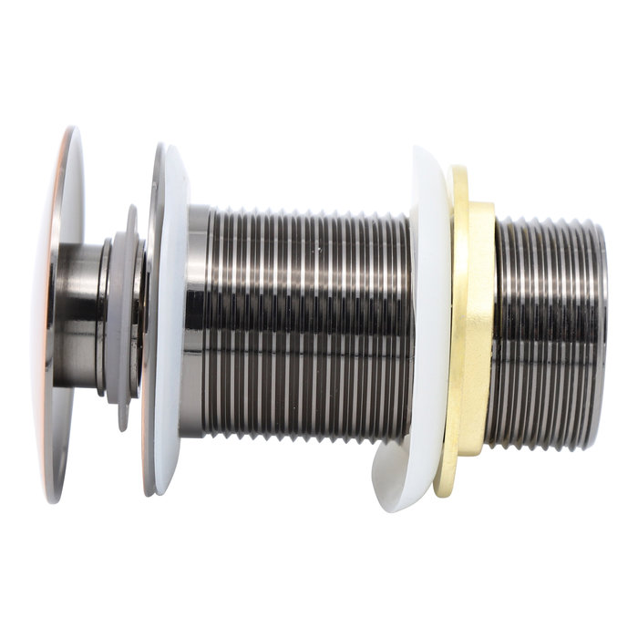 Indomarmer Pop-Up Ablaufventil mit langem Schaft 9 cm Bronze