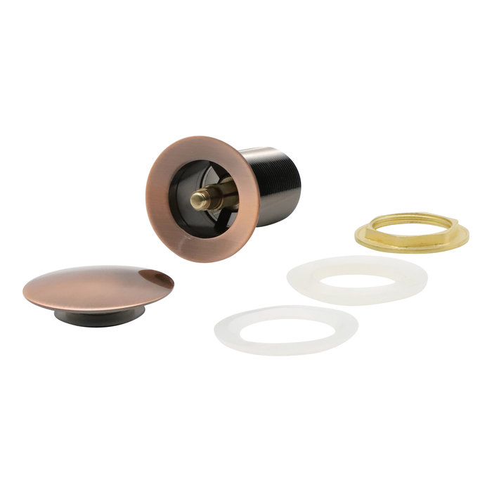 Indomarmer Pop-up Afvoerplug met Lange Schacht 9 cm Brons