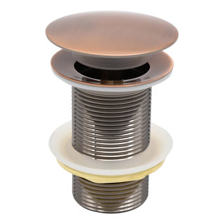 Indomarmer Pop-up Afvoerplug 9 cm Brons