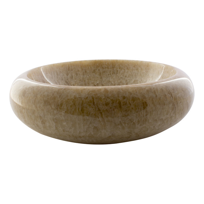 Indomarmer Sunset Onyx Waschbecken Donat Ø 40 x H 12 cm