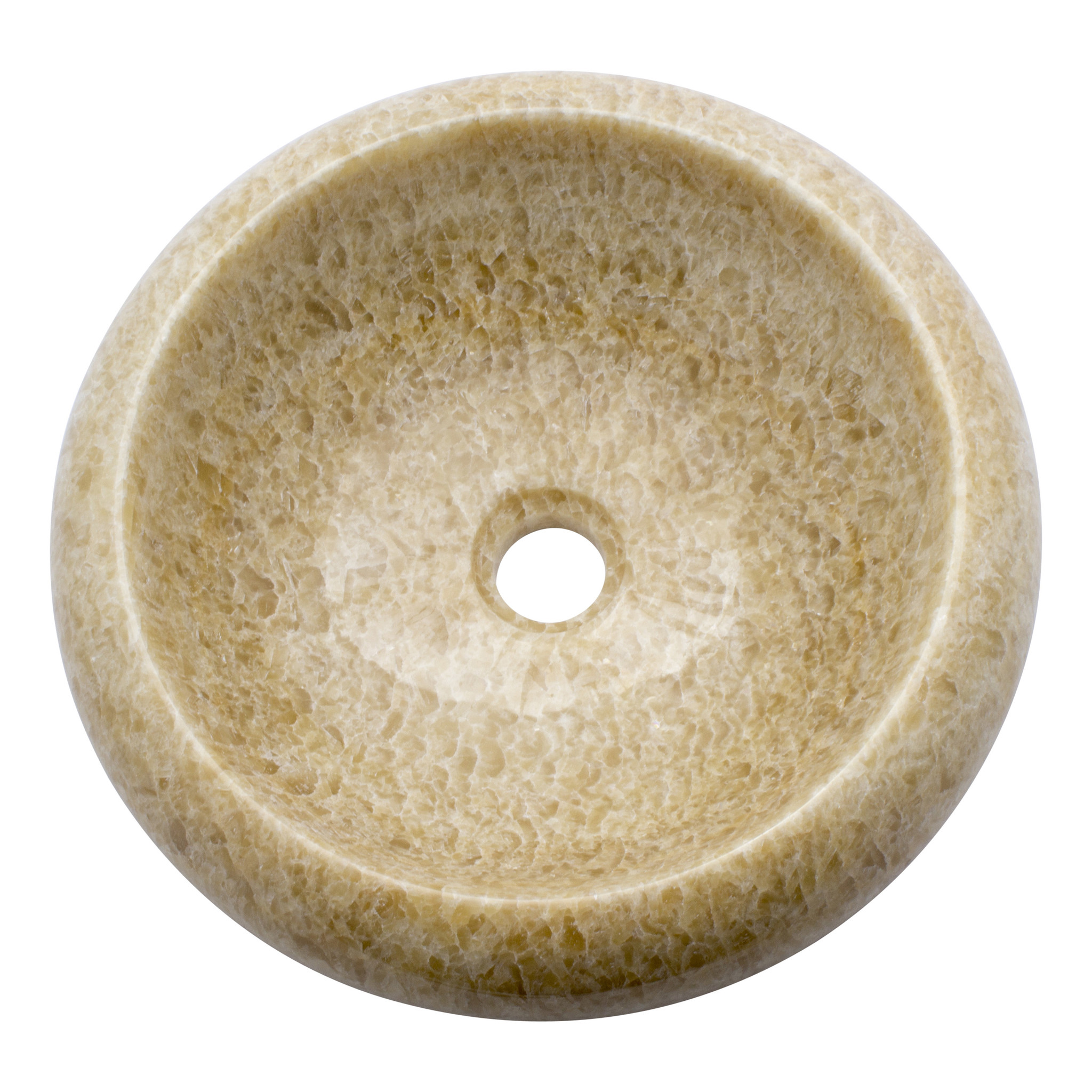 Indomarmer Sunset Onyx Wash bowl Donut Ø 40 x H 12 cm
