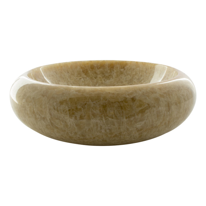 Indomarmer Sunset Onyx Wash bowl Donut Ø 40 x H 12 cm