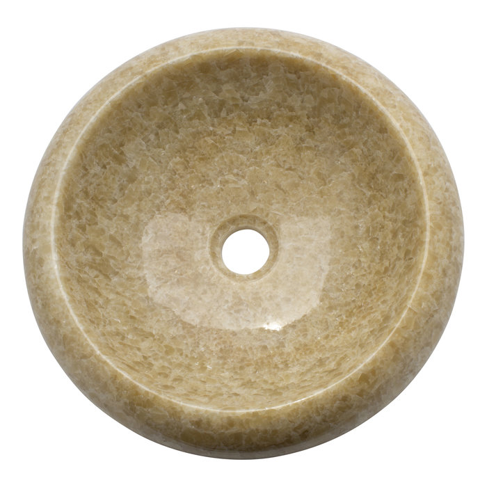 Indomarmer Sunset Onyx Wash bowl Donut Ø 40 x H 12 cm