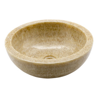 Indomarmer Sunset Onyx Waschbecken Ø 40 x H 15 cm