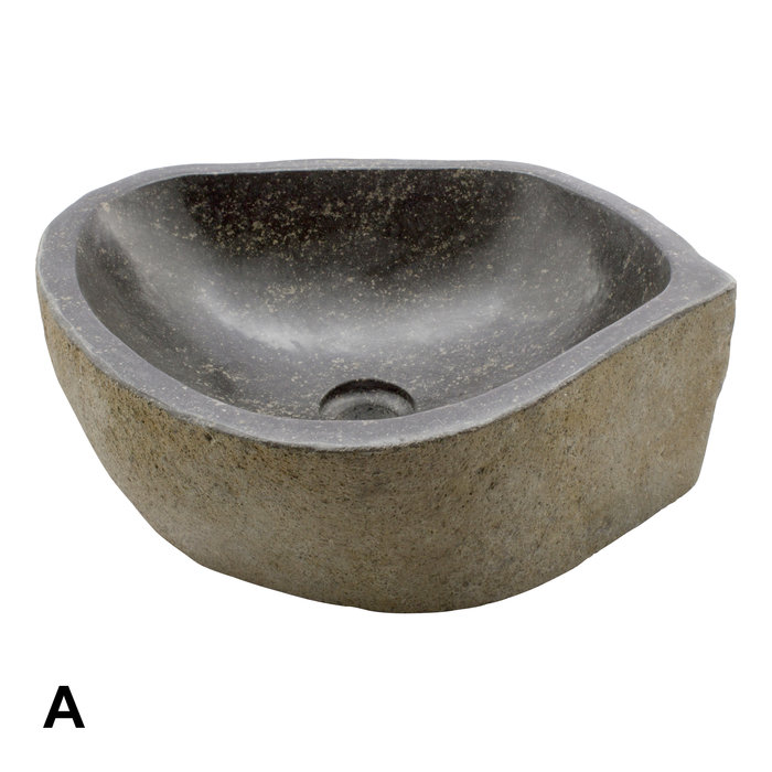 Indomarmer River Stone Washbasin Set