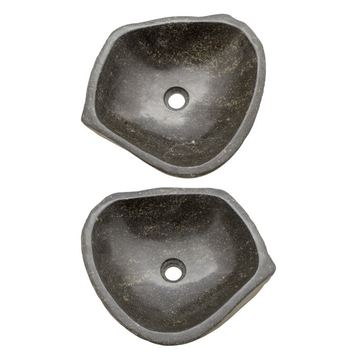 Indomarmer River Stone Washbasin Set