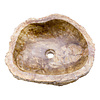 Washbasin of Petrified Wood 51x44x15cm