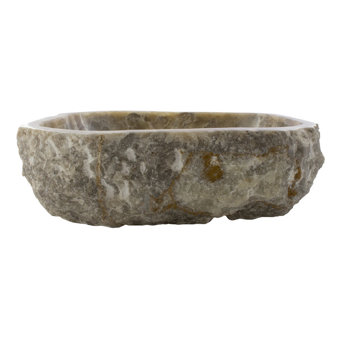 Indomarmer Washbasin of Black Onyx 50x45x15cm