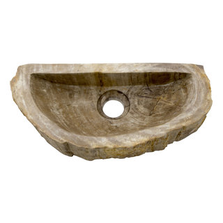 Indomarmer Toiletfontein van Versteend Hout